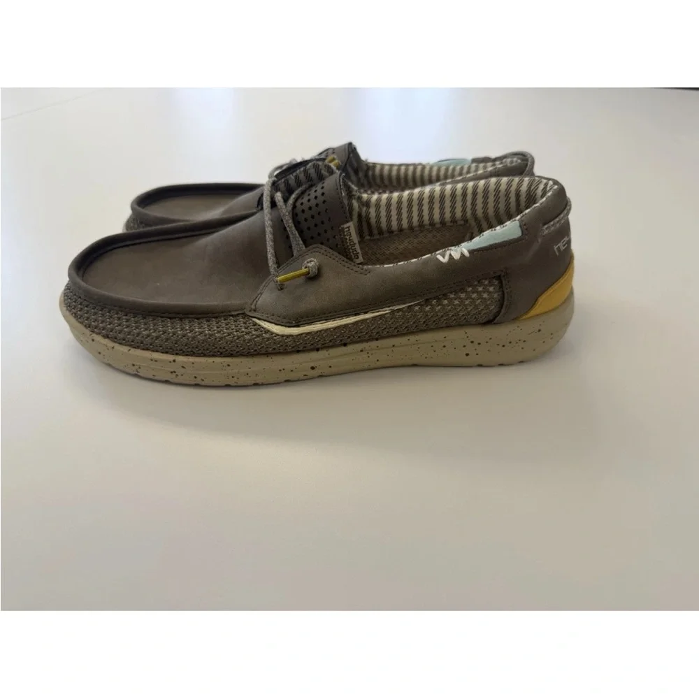 HEYDUDE Welsh Grip casual boat shoes Men’s Size 12